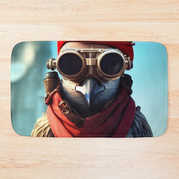 Item preview, Pirate Seagull - Anthropomorphic Cyberpunk Bird designed and sold by MimozaStudio.