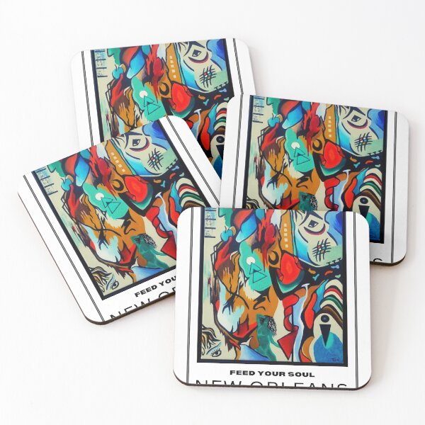 Item preview, "New Orleans" Feed Your Soul Original Abstract Art designed and sold by RagWeasel.