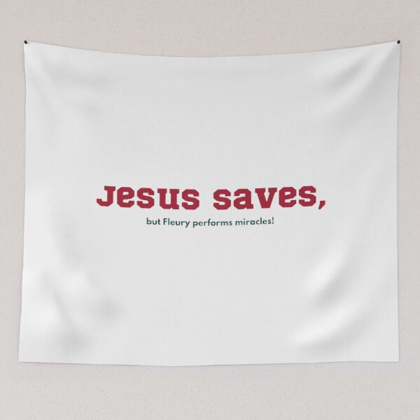 Item preview, Jesus Saves, Fleury Miracles! designed and sold by BradburyWorx.