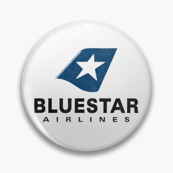 Item preview, Retro BlueStar Airlines (worn look) designed and sold by Lone Wolves.