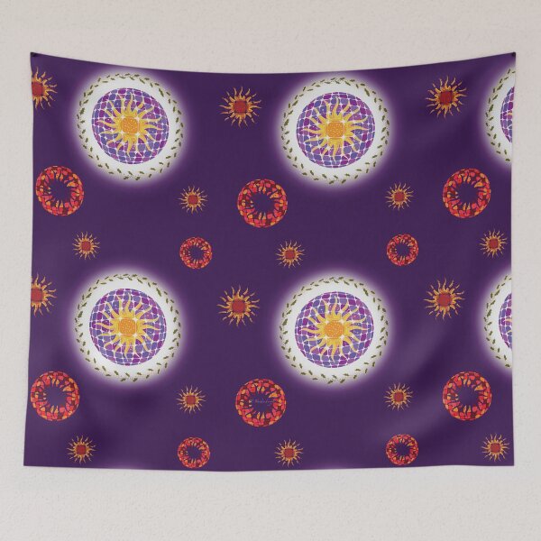 Item preview, Sun in a Bauble purple designed and sold by MCWestenbergh.