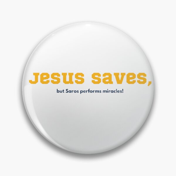 Item preview, Jesus Saves, Saros Miracles! designed and sold by BradburyWorx.