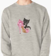 Cute Kitten with Shoe Pullover