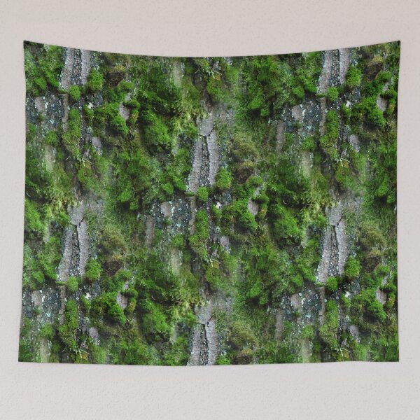 Item preview, Tree bark with green moss designed and sold by AdioraStore.