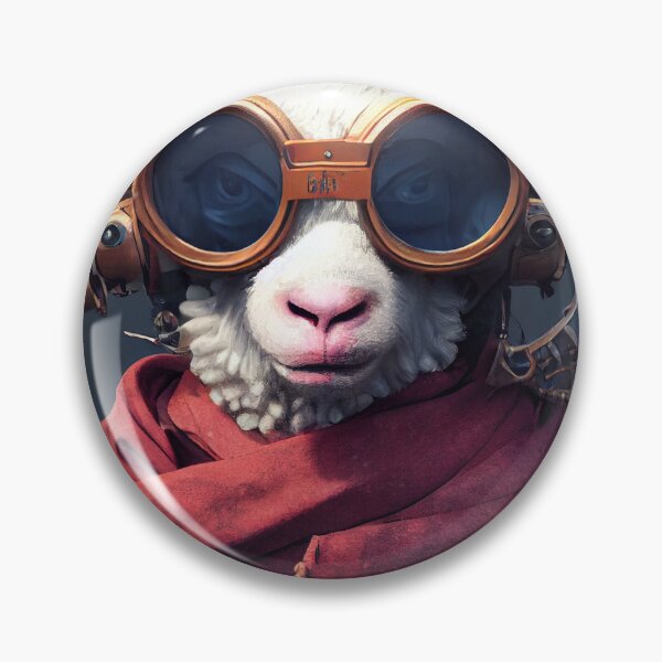 Item preview, Pirate Cyberpunk Sheep - Anthropomorphic designed and sold by MimozaStudio.