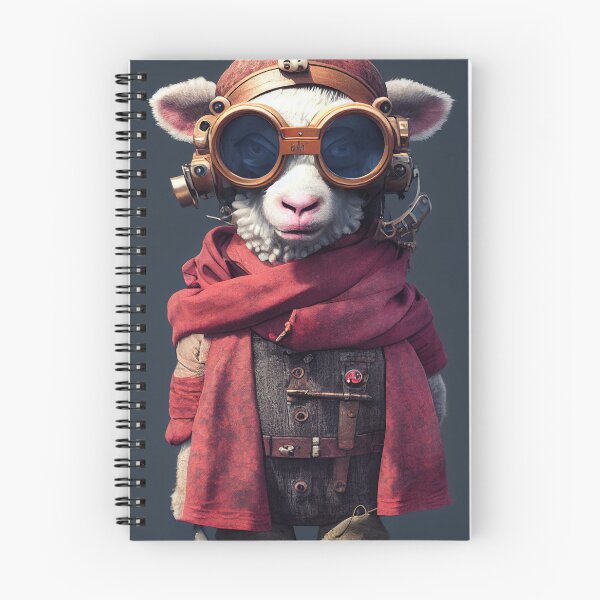 Item preview, Pirate Cyberpunk Sheep - Anthropomorphic designed and sold by MimozaStudio.