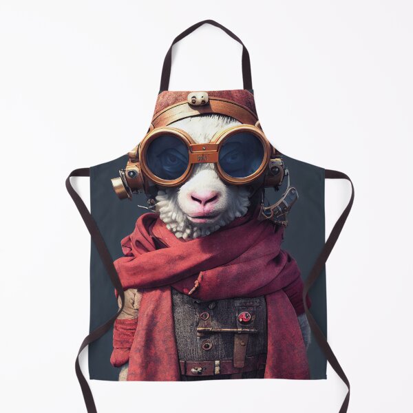 Item preview, Pirate Cyberpunk Sheep - Anthropomorphic designed and sold by MimozaStudio.