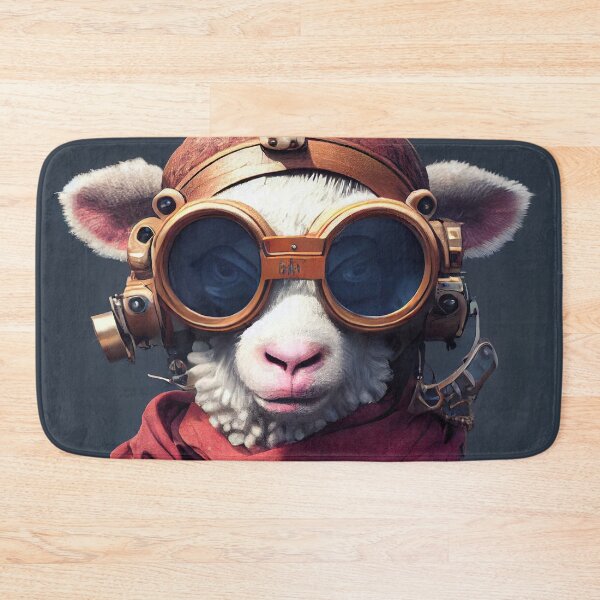 Item preview, Pirate Cyberpunk Sheep - Anthropomorphic designed and sold by MimozaStudio.