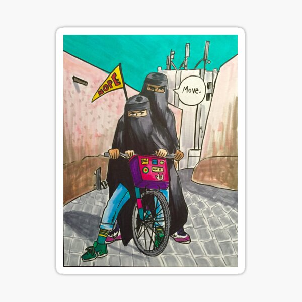 Niqabi Bikers Sticker