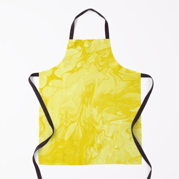 Aperçu de l'œuvre Vivid Yellow Palette 4 Marble Fluid  Art  créée et vendue par Janzay.
