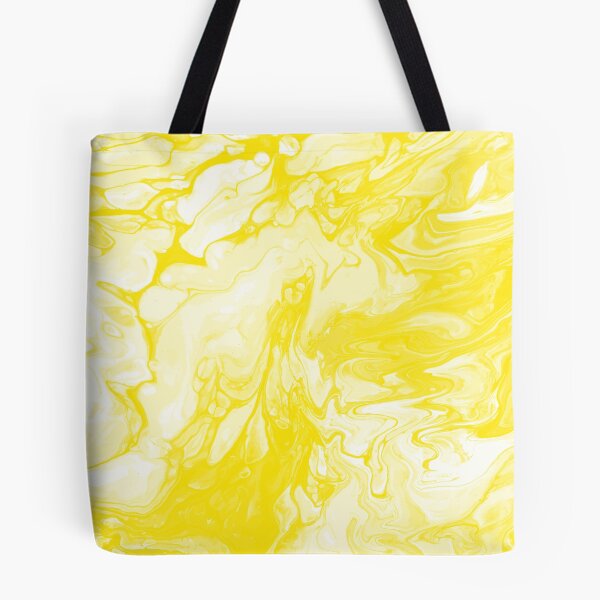 Artikelvorschau, Vivid Yellow Palette 5 Marble Fluid Art entworfen und verkauft von Janzay.