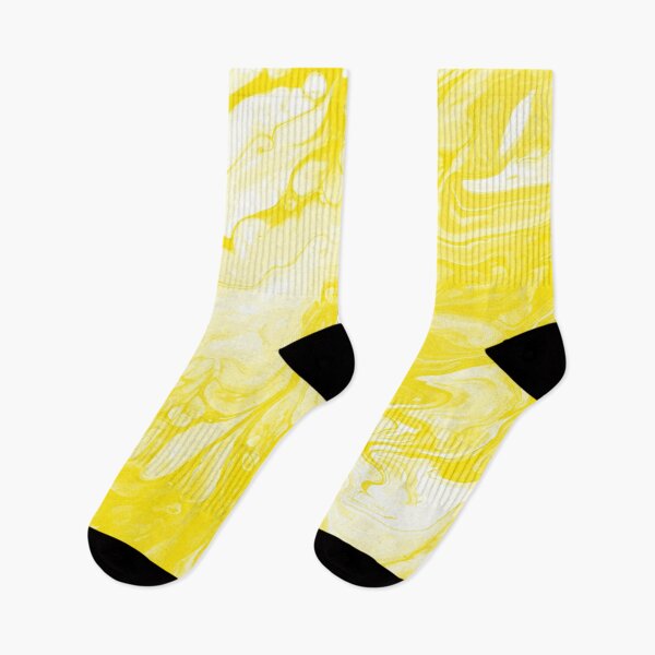 Artikelvorschau, Vivid Yellow Palette 5 Marble Fluid Art entworfen und verkauft von Janzay.