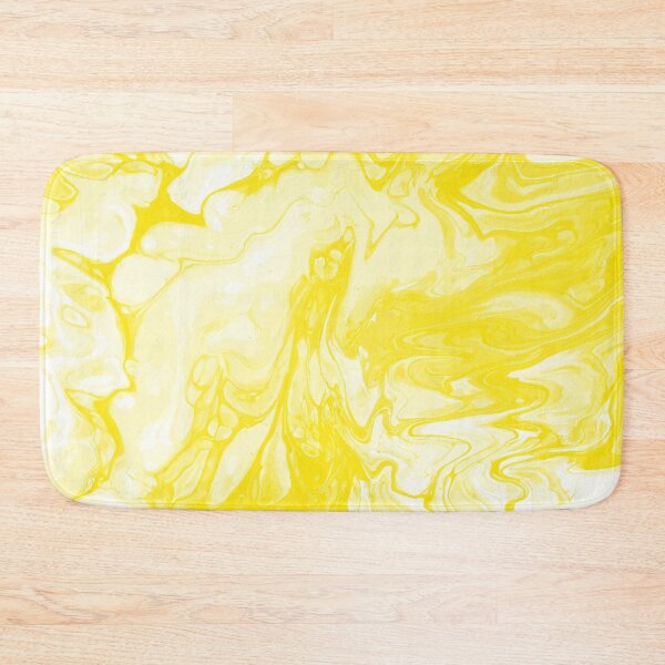 Artikelvorschau, Vivid Yellow Palette 5 Marble Fluid  Art  entworfen und verkauft von Janzay.