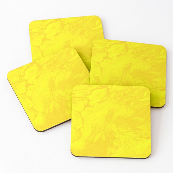 Item preview, Vivid Yellow Palette 6 Marble Fluid Art designed and sold by Janzay.