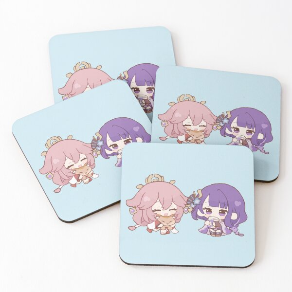 Item preview, Raiden Yae Miko Chibi Kawaii Genshin Impact designed and sold by Sara2806.