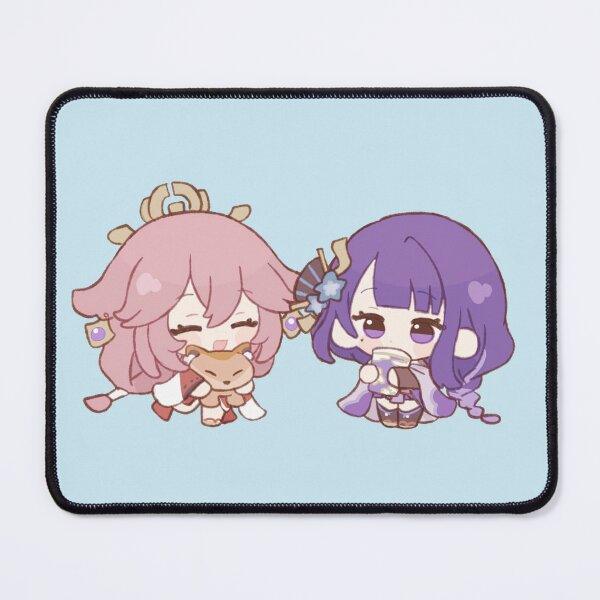 Item preview, Raiden Yae Miko Chibi Kawaii Genshin Impact designed and sold by Sara2806.