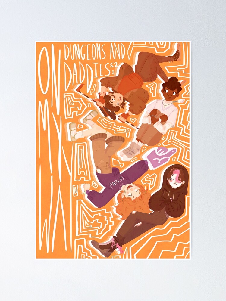  dungeons and daddies season 2 poster poster for sale by dixologiii