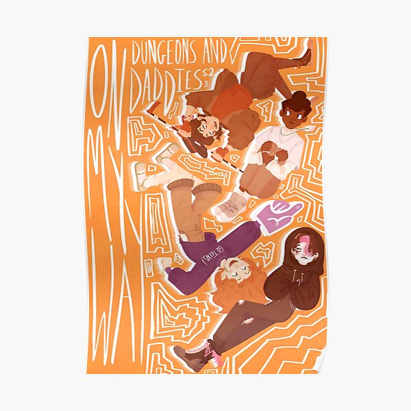  dungeons and daddies season 2 poster poster for sale by dixologiii