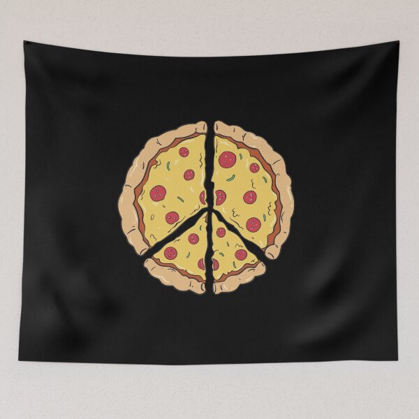 Item preview, Pizza Peace Sign designed and sold by DerSenat.