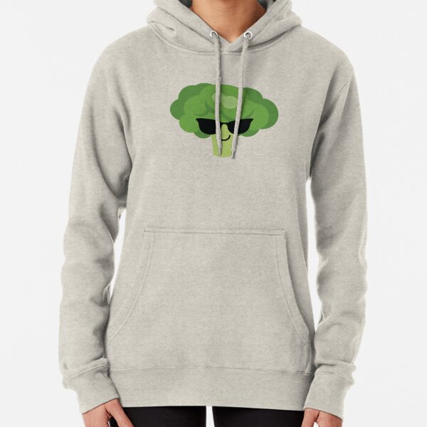 Broccoli Emoji Pullover Hoodie