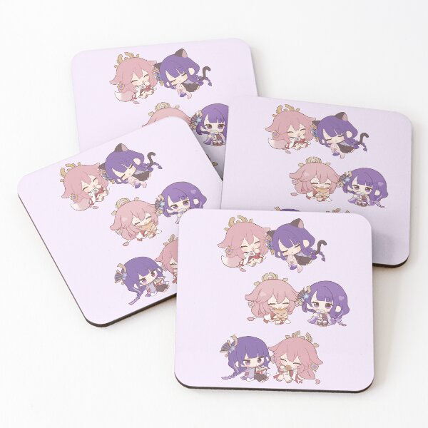 Item preview, Raiden Yae Miko Chibi Kawaii Genshin Impact designed and sold by Sara2806.