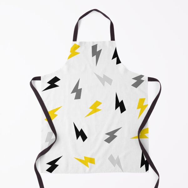 Item preview, Yellow, Grey and Black Lightning, Thunder Bolts Pattern designed and sold by OneThreeSix.