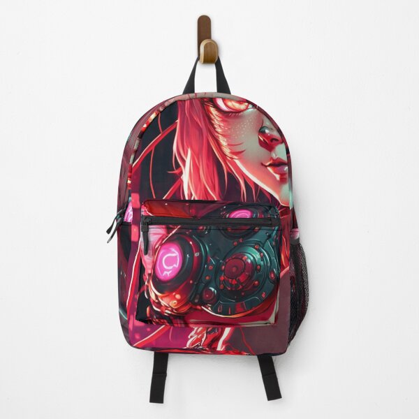Item preview, red cat girl ( cyberpunk future anime ) designed and sold by jjcat13.