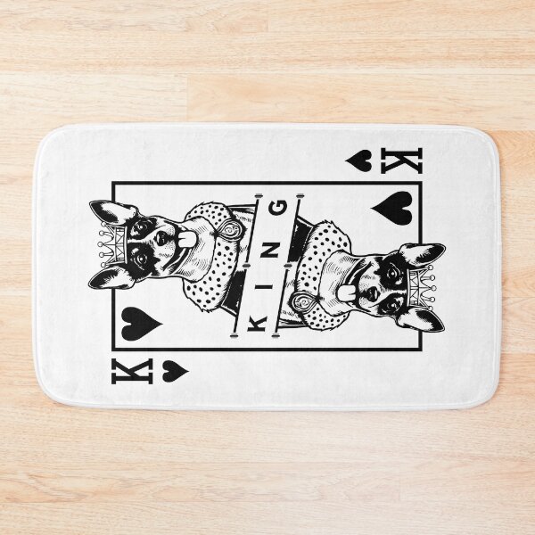 Item preview, Rat Terrier King Of Hearts Funny Rattie Dog Card Pop Art designed and sold by GrandeDuc.
