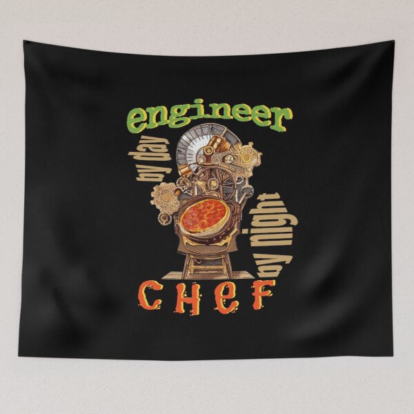 Item preview, By Day Engineer Chef By Night designed and sold by GrumpyFella.