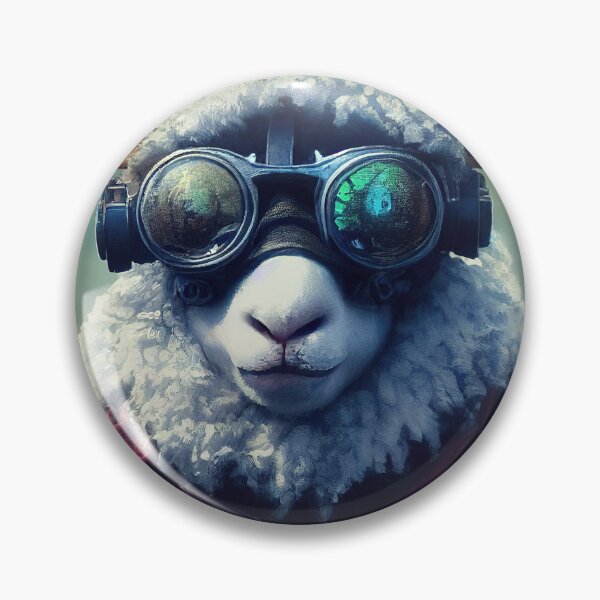 Item preview, Cyberpunk Sheep Anthropomorphic Character designed and sold by MimozaStudio.