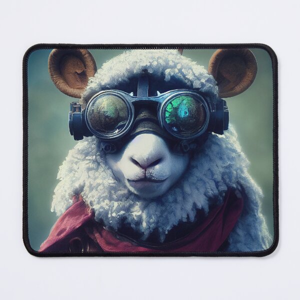 Item preview, Cyberpunk Sheep Anthropomorphic Character designed and sold by MimozaStudio.