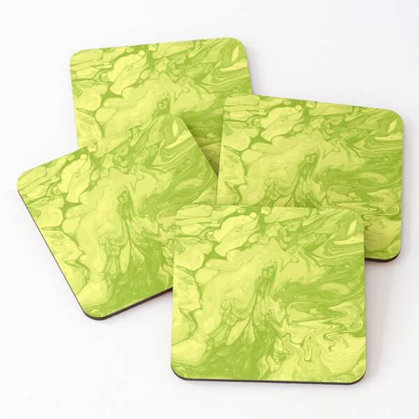 Artikelvorschau, Vivid Yellow Palette 9 Marble Fluid Art entworfen und verkauft von Janzay.