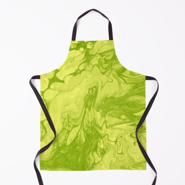 Aperçu de l'œuvre Vivid Yellow Palette 9 Marble Fluid  Art  créée et vendue par Janzay.