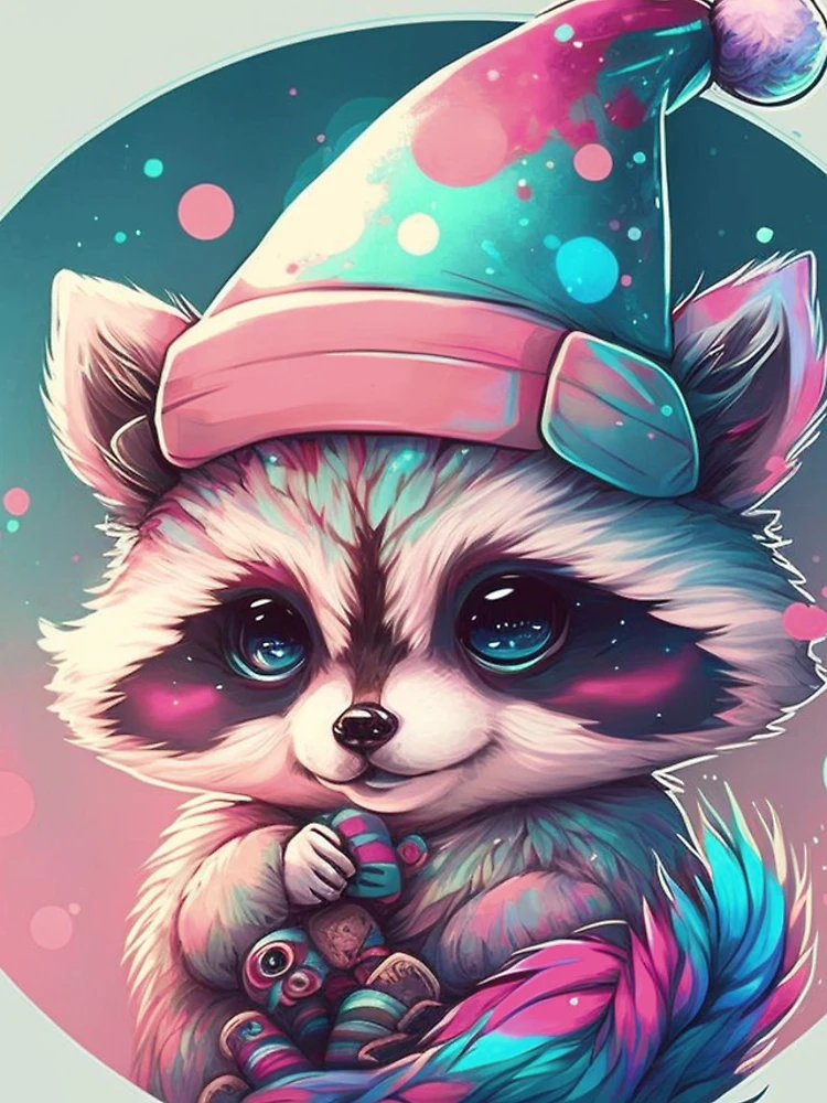Thumbnail 4 of 4, iPhone Case, Christmas Rave Racoon designed and sold by ST0N3ZY.