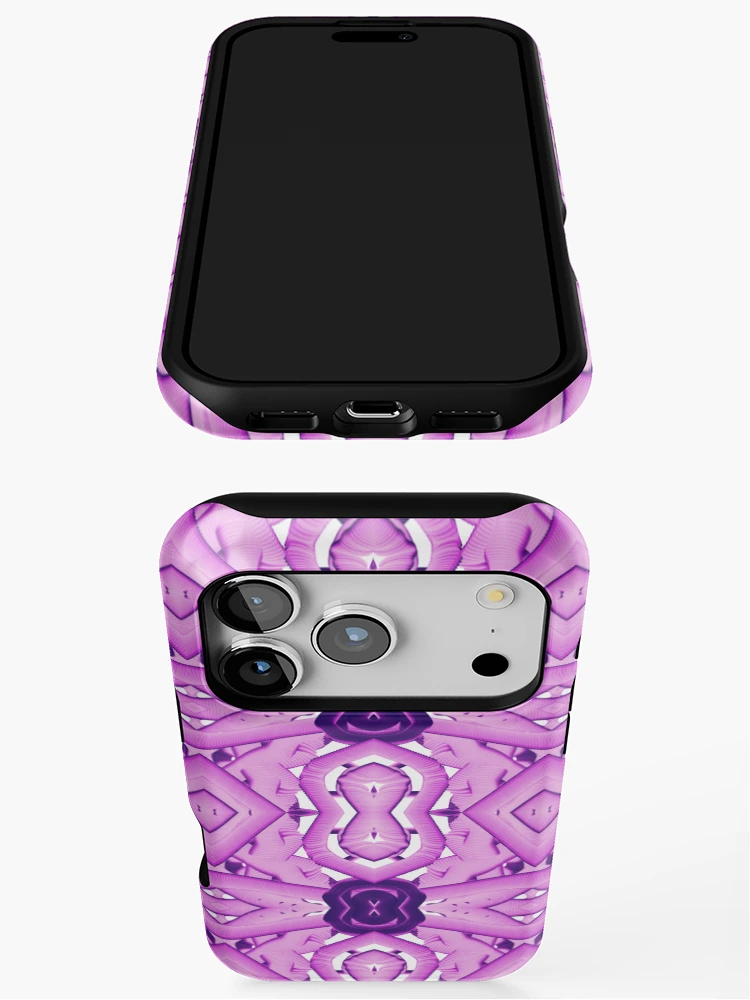 Thumbnail 3 of 4, iPhone Case, Violet pattern art designed and sold by Work of art Shop.