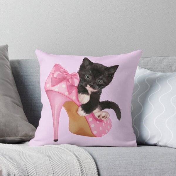 Item preview, Cute Kitten with Shoe designed and sold by Vitalia.
