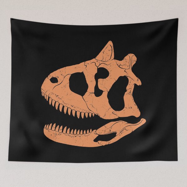 Item preview, Carnotaurus fossil skull designed and sold by NicGrayGraphic.