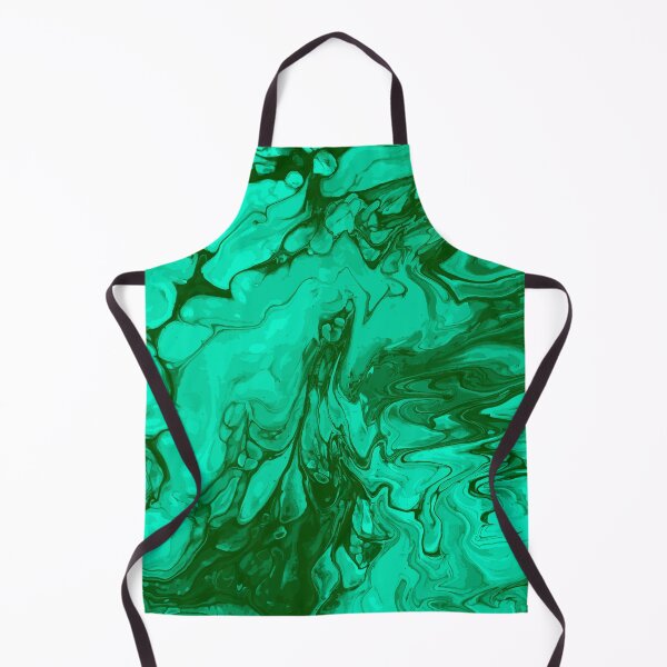 Artikelvorschau, Vivid Green Palette 5 Marble Fluid Art entworfen und verkauft von Janzay.