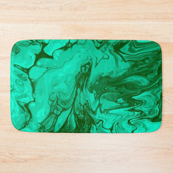Artikelvorschau,  Vivid Green Palette 5 Marble Fluid  Art  entworfen und verkauft von Janzay.