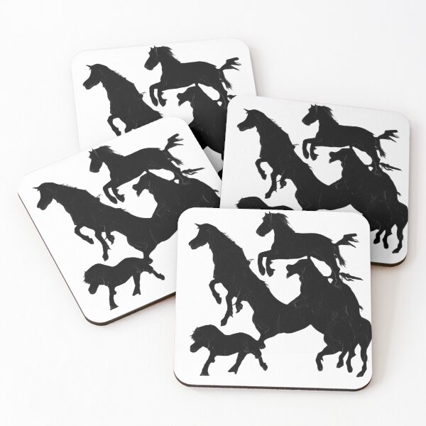 Item preview, silhouettes of flying horses designed and sold by David-Howells.