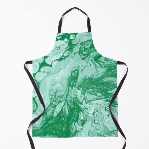 Artikelvorschau, Vivid Green Palette 7 Marble Fluid Art entworfen und verkauft von Janzay.