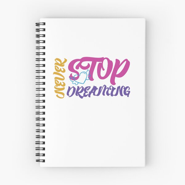 Item preview, Never stop dreaming artistic motivation design with colors designed and sold by Fareslid ⭐⭐⭐⭐⭐.