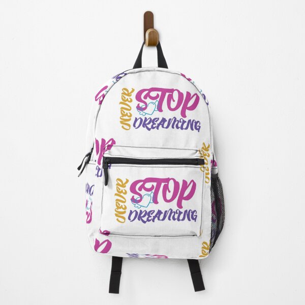 Item preview, Never stop dreaming artistic motivation design with colors designed and sold by Fareslid ⭐⭐⭐⭐⭐.
