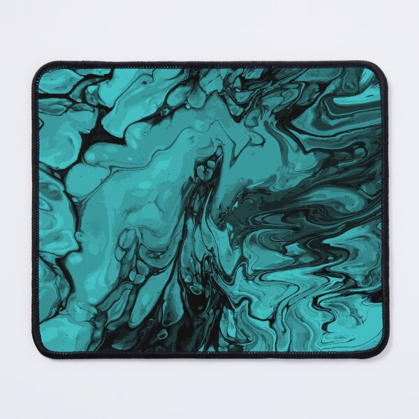 Aperçu de l'œuvre Vivid Green Palette 10 Marble Fluid Art créée et vendue par Janzay.