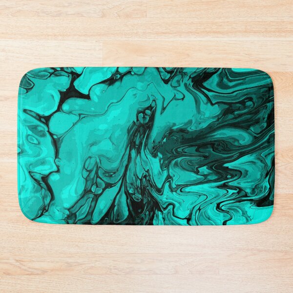 Artikelvorschau, Vivid Green Palette 9 Marble Fluid  Art  entworfen und verkauft von Janzay.