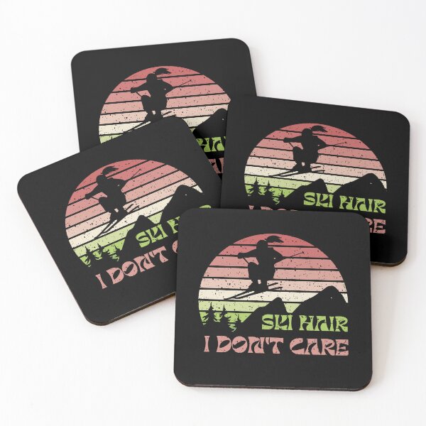 Item preview, Ski Hair I Don't Care - Skiing Girl quote - Winter Sport Christmas Snowboarder Gift designed and sold by MWProject.