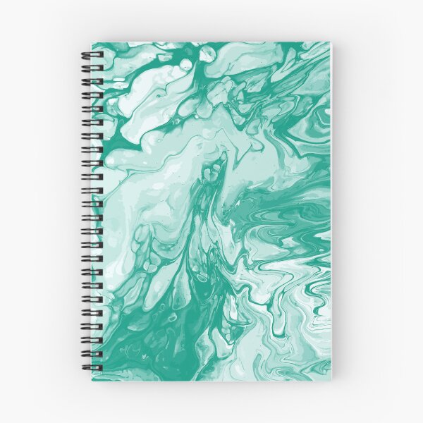 Aperçu de l'œuvre Vivid Green Palette 14 Marble Fluid Art créée et vendue par Janzay.