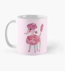 Poodle, watermelon fairy floss with green baubles Mug