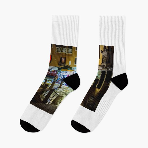 Item preview, Venice street at night designed and sold by Roy K Hills.