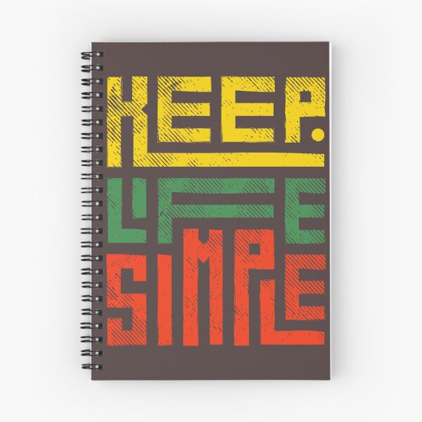 Item preview, Keep Life Simple Retro Art designed and sold by DJava-ArtO.